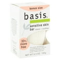 thumbnail image 2 of Basis Sensitive Skin Bar Soap, 5.3 Oz., 33% Bonus, 2 of 4
