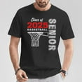 thumbnail image 2 of Basketball Senior Matching Class of 2025 T-Shirt, Senior Basketball Team Tee, Graduation Sports Shirt, High School Senior Year Basketball Apparel, 2 of 3