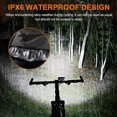 thumbnail image 5 of 90000LM Super Bright LED Bike Light Bicycle Torch Front Rear Lamp Rechargeable, 5 of 5