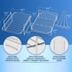 thumbnail image 2 of Juego de 6 accesorios antiadherentes para freidora de aire de 8 pulgadas, barril para hornear pastel Meterk 7 piezas, 2 of 7