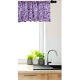 thumbnail image 3 of Ambesonne Dark Purple Window Valance, Lilac Delicate Feathers, 54" X 12", Lavender Fuchsia, 3 of 3