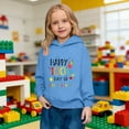 thumbnail image 2 of Wxolcjlv Toddler Girls 100 Days of School Hooded Pullover Sweatshirt Play Long Sleeve Top, Sizes 2-14, 2 of 7