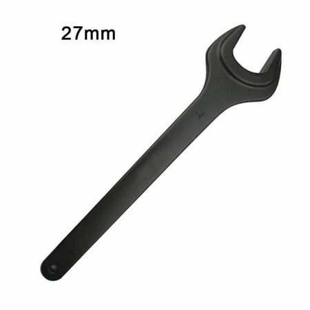 

Heavy Duty Single Open End Wrench Black Spanner Hand Grip Tool TOPOINT