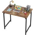 thumbnail image 1 of Computer Desk,Home Office Desk Writing Study Table Modern Simple Style PC Desk with Metal Frame for Home Office, 1 of 6