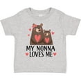 thumbnail image 3 of Inktastic My Nonna Loves Me Bear Boys or Girls Toddler T-Shirt, 3 of 5