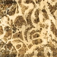 thumbnail image 1 of Ahgly Company Indoor Square Abstract Brown Modern Area Rugs, 5' Square, 1 of 4