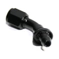 thumbnail image 2 of (one)90 Degree AN4 4AN AN-4 Push On/ Push Lock Hose End Fitting Adapter Black, 2 of 5