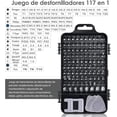 thumbnail image 2 of shiyou-117 in 1 Precision Screwdriver Set,Computer Repair Tool Kit,Magnetic Repair Tool Kit for Xbox Series/PS3/PS4/Nintendo Switch/Tablet/Laptop/Watch/Cellphone/PC/Camera/Electronic, 2 of 4