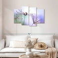 thumbnail image 2 of Elephant Stock Pastel Friends Wall Art - Horizontal Multi Panel Canvas - Living Room Wall Decor - Floral And Botanical Multi Panel - Purple And Pink Decor By Heidi Westum - 43" x 27", 2 of 4