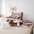 thumbnail image 5 of Manfei Joy Days Twin Bedding Sets 7-Piece,Christmas Cardinal Bird Bedding Comforter Set,Red Berry Plaid Sheet Sets For Children,Super Cozy Room Decor Reversible, 5 of 7