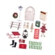 thumbnail image 4 of Casa de muñecas a escala 1:12, accesorios navideños, accesorio de paisaje navideño, puerta de casa de muñecas, decoración navideña en miniatura, 4 of 9
