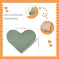 thumbnail image 3 of Leather Heart Bookmarks - Winjeto 6 Pieces Cute Corner Page Book Marks for Teachers Students Book Reading Lovers, for School Office Home Supplies (Heart（6pcs）), 3 of 6