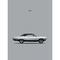 thumbnail image 2 of Rogan, Mark 15x18 Gold Ornate Wood Framed with Double Matting Museum Art Print Titled - Plymouth GTX Coupe 1969, 2 of 4