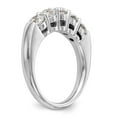 thumbnail image 6 of 14K White Gold Ring Band Wedding Diamond Round 5-Stone , Size 5, 6 of 7