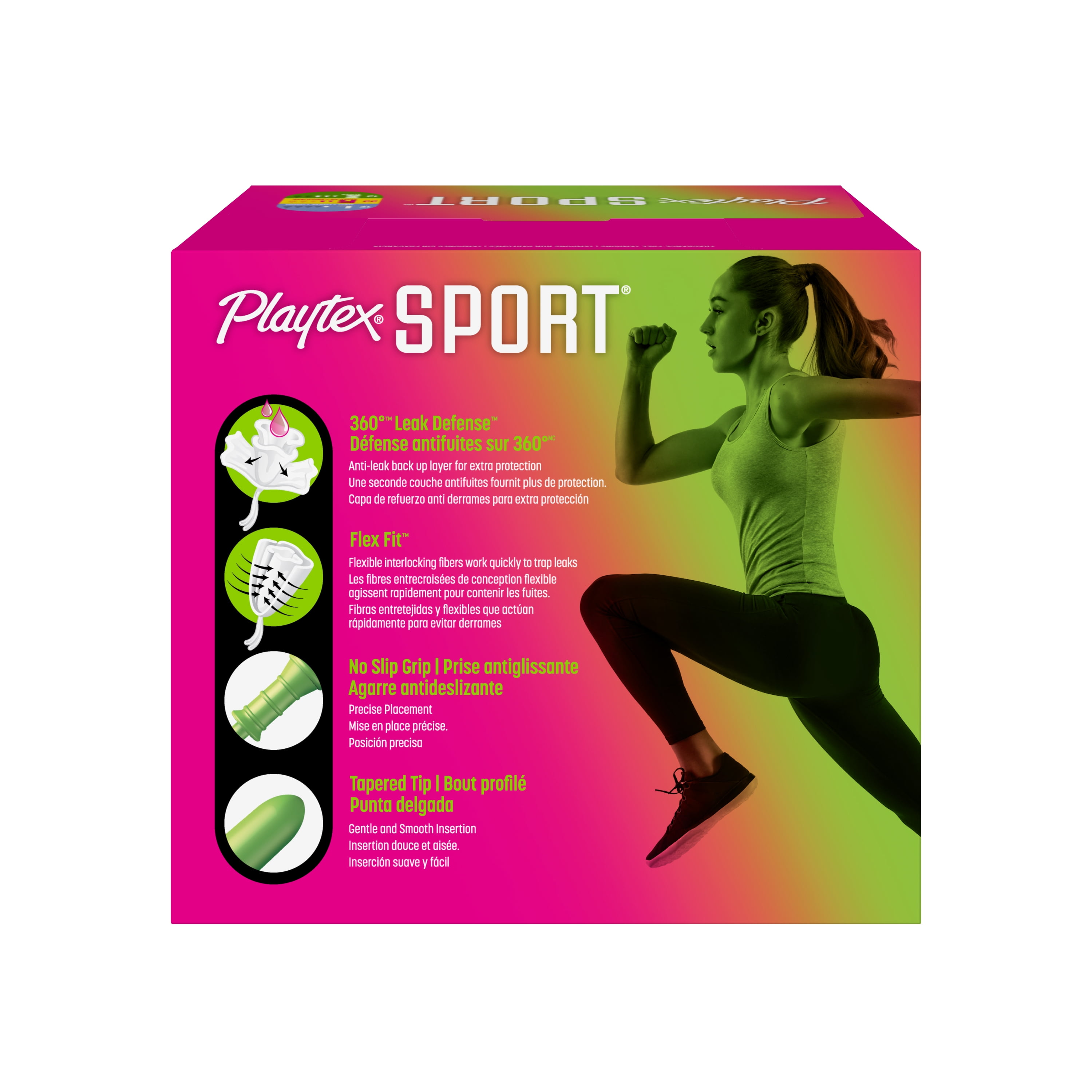 Playtex® Sport® Tampons, Multipack (Regular/Super/Super Plus Absorbency), 46ct