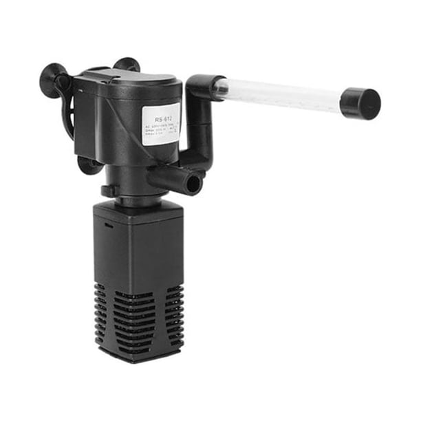 Greeniant Bomba de oxígeno para pecera eléctrica, portátil, sumergible, circulación de agua profesional interna, filtro de acuario, accesorios, enchufe Bombas de aire para acuarios Tipo 1 Greeniant PT004392-01