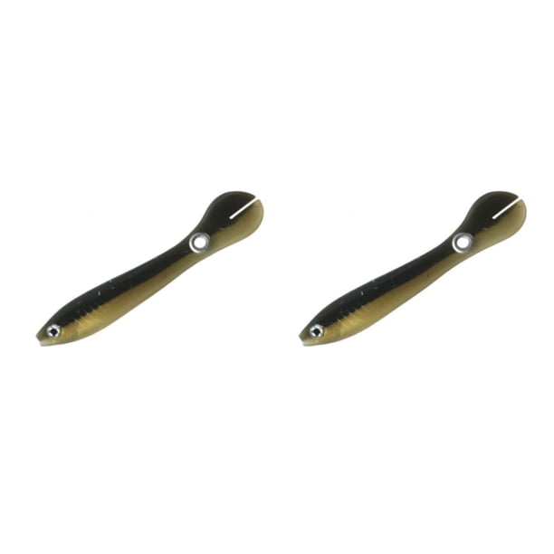 Eigraketly Cebo biónico Señuelos artificiales Aparejos de pesca Faux River Multipropósito Multicolor Profesional Swim Baits Fake Lure tres 7cm 2Conjunto