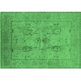 thumbnail image 1 of Ahgly Company Indoor Rectangle Oriental Emerald Green Industrial Area Rugs, 8' x 10', 1 of 4