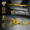 thumbnail image 2 of Chaqueta Porta Power Kit con ariete hidráulico de 6 toneladas, color amarillo, 2 of 7