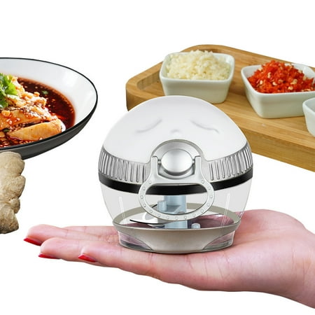 

Homeex Mini garlic masher for domestic use manual garlic masher White