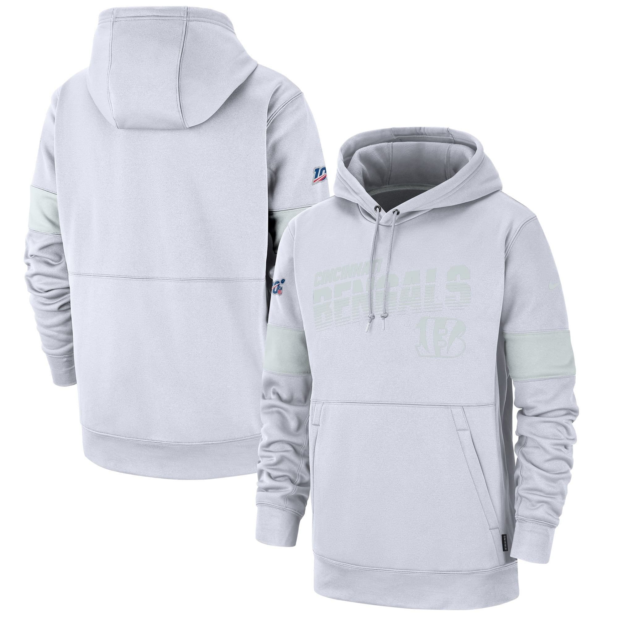 white bengals hoodie