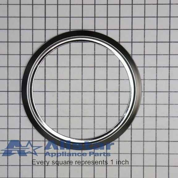 WB31X5013 GE 6 Inch Chrome Trim Ring Genuine OEM WB31X5013