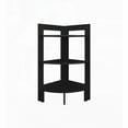 thumbnail image 7 of Side Table with 3 Shelves and 3 Legs, 31.70" H, Black for Small Spaces, 7 of 7