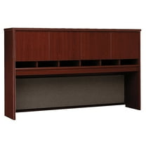 Bush Business Furniture Series C Collection 72W 4 Door Hutch in Mahogany