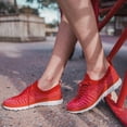 thumbnail image 3 of Ccilu Horizon Saturn Women Lightweight Breathable Knitted Lace-up Sneakers, 3 of 7