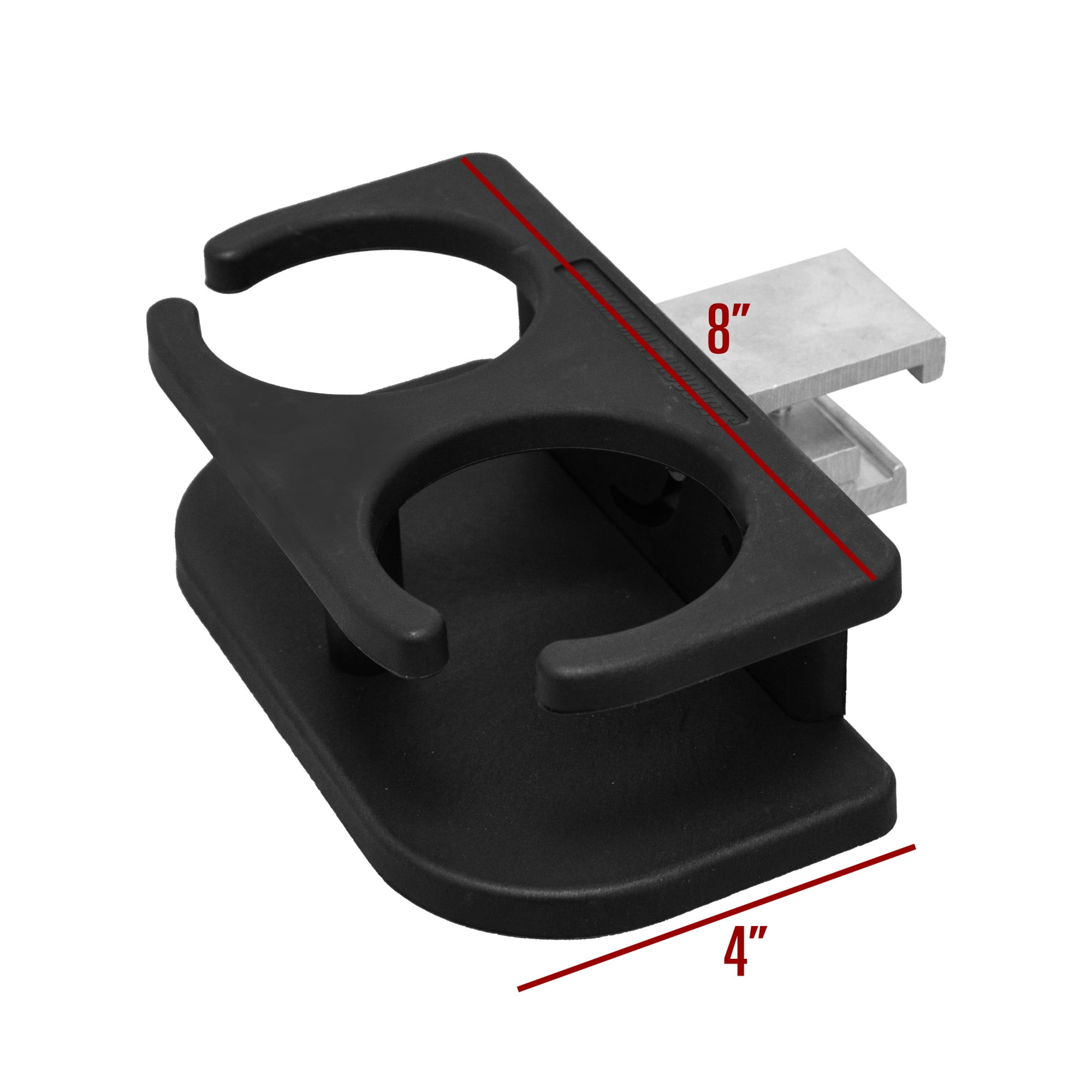 Extreme Max 3005.5698 Two-Drink Holder for Alumatrack Track Systems