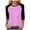 Light Purple, variant on zaveiop Women's Color Block 3/4 Raglan Sleeves T-Shirt Loose Crew Neck Casual Tops Trendy Basic Pullover Casual Outfits 2025 (Light Purple, S)