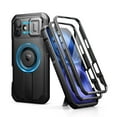 thumbnail image 1 of Dexnor pour iPhone 16 Plus Étui avec Cache Coulissant pour Appareil Photo et Béquille Ajustable et Protecteur d'Écran Intégré, Compatible avec MagSafe Étuis Pare-Chocs Antichoc Étui de Protection Magnétique Robuste, Noir, 1 of 8