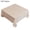 140*140cm, variant on Vintage Lace Tablecloth, Beige Polyester Overlay with Scalloped Edges for Dining Room, Tea Party and Wedding