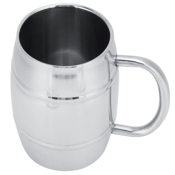 Beer Mug, 500ml Coffee Cup, Stainless Steel Thickened Handle for Office  Home - Walmart.ca