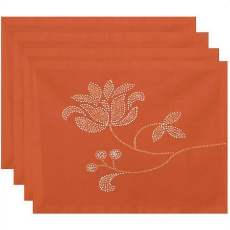 

Simply Daisy 18 x 14 Traditional Flower-Single Bloom Floral Print Placemat