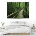 thumbnail image 3 of GOSMITH  Wall Blanket Decor Tapestrys For Bedroom Living Room Art Wall Decor Home Decoration Bamboo Forest Small Bridge, 3 of 7