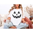 thumbnail image 3 of RosaWear Pumpkin Face Halloween Matching Family Group Garment-Dyed Tee, 3 of 7