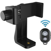 RUMIXI Phone Holder with Bluetooth Remote, 360° Rotating Universal Phone Tripod Smartphone Adapter Selfie Monopod