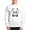 White, variant on - Batty Bear White - Crew Neck Sweatshirt