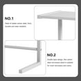 thumbnail image 4 of Raindrops 1Pcs Microwave Stand Countertop Organizer White Kitchen Storage Rack, 4 of 8