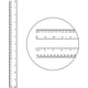 thumbnail image 2 of 20 reglas de plástico de 12 pulgadas, regla recta, reglas de oficina, reglas escolares (transparente), 2 of 5