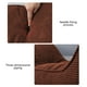 thumbnail image 4 of Cojín lumbar de pana | Almohada ergonómica de soporte | Asiento de pana suave para silla de oficina, coche, viajes, siestas | Almohada portátil multiusos | 1 Pieza | 48x25x19cm, 4 of 6