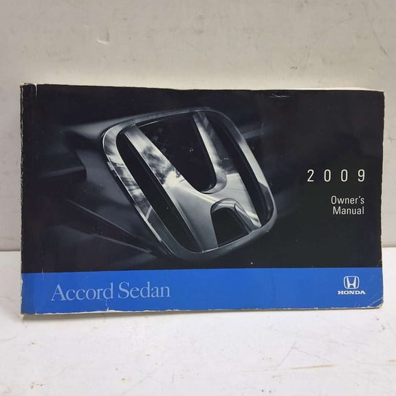 Pre-Owned 2009 Honda Accord Sedan Owners Manual Handbook OEM J01B56009