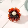 thumbnail image 2 of Acrylic Hair Clip Flower-Shaped Jaw Clip Non- Tortoiseshell Hair Small Barrettes Girls Barrettes for Fine Hair, 2 of 6