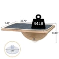 thumbnail image 6 of Noaman Indoor Cat Window Perch, Cat Hammock with Strong Suction Cups, 15.75"L x 7.48"W, Removable Felt, 22 lbs Weight Capacity, Two Installation Modes, Natural, 6 of 14