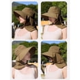 thumbnail image 2 of Large Shawl Outdoor Sun Visors Sun Hat with Shawl for Sports and Travel Adjustable Traveling Camping Hiking, 2 of 9