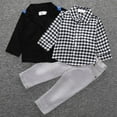 thumbnail image 7 of Set Of 3PCS Boys Cotton Coat With Shirt For Pageant Wedding Party Birthday Photography Costume Daily Wear Accessories 8T, 7 of 7