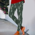 thumbnail image 5 of Outfmvch Christmas Leggings for Women Christmas Pants for Women Gym Leggings for Women Fleece Pants Women Pants for Women Fleece Sweatpants Women Wide Leg Sweatpants Army Green L, 5 of 6