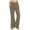 Khaki, variant on Diufon Womens Linen Pants Business Casual High Waist Drawstring Flared Pant Beach Vacation Trousers with Pockets