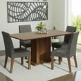 thumbnail image 2 of Juego de Comedor Madesa Keila Mesa de Tapa de Madera y 4 Sillas Plata, 2 of 9